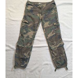 Vintage Rothco Paratrooper Cargo Fatigue Camouflage Pants